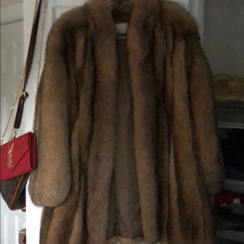 Beautiful REAL MINK thigh length coat